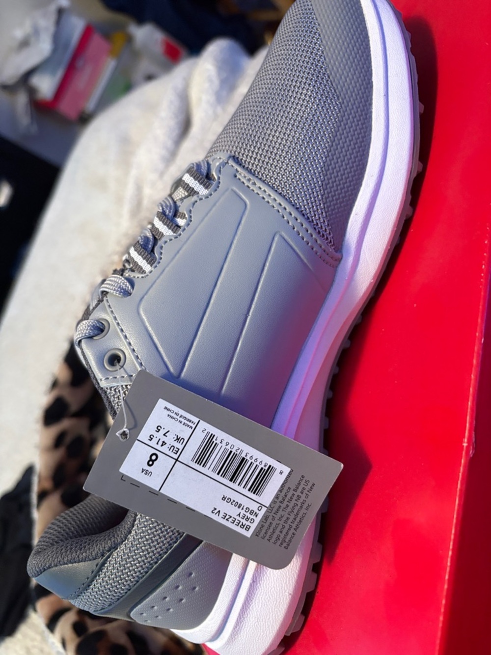 Gray Athletic Sneakers - Casual Everyday Runner